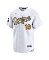 Nike Men's Yoshinobu Yamamoto White Los Angeles Dodgers 2025 Gold Collection Limited Jersey