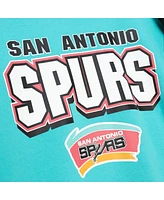 Mitchell & Ness Men's Turquoise San Antonio Spurs All Over Pullover Sweatshirt
