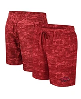 Colosseum Men's Cardinal Arkansas Razorbacks Ozark Swim Shorts