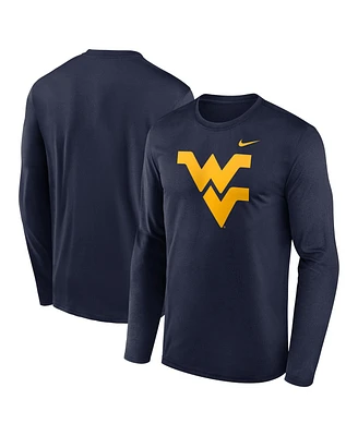 Nike Men's Navy West Virginia Mountaineers Primetime Primary Legend Long Sleeve T-Shirt