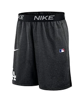 Nike Men's Black Los Angeles Dodgers Authentic Collection Performance Knit Shorts