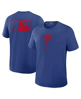 Nike Men's Royal Philadelphia Phillies Authentic Collection Early Work Tri-Blend Performance T-Shirt