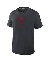 Nike Men's Navy Cleveland Guardians Authentic Collection Early Work Tri-Blend Performance T-Shirt