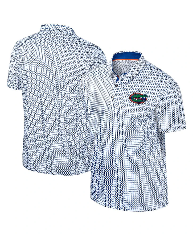 Colosseum Men's Royal Florida Gators Big Tall Marty Rival Polo Shirt