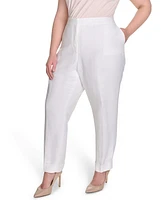 Calvin Klein Plus Mid Straight-Leg Pants