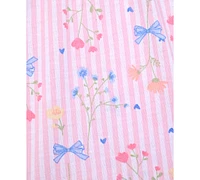 Max & Olivia Big Girls Floral Tank Printed Shorts 2 Piece Pajama Set