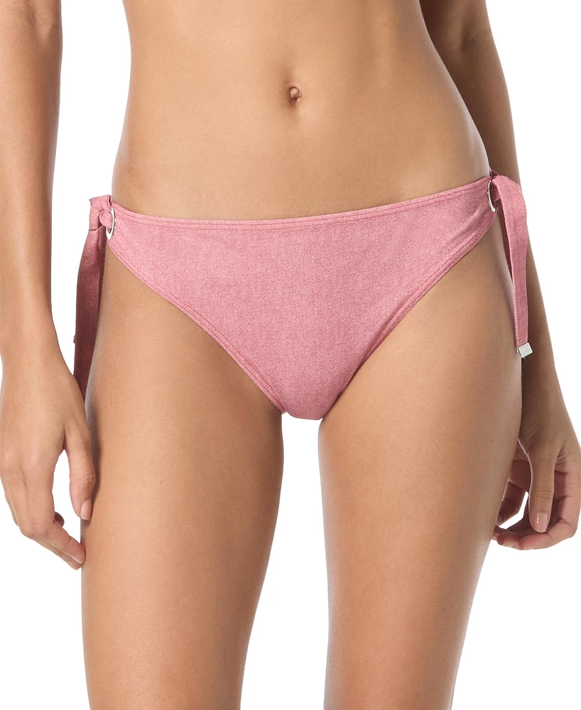 Michael Kors Women's High-Leg Side-Tie Bikini Bottoms