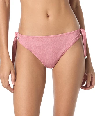 Michael Kors Women's High-Leg Side-Tie Bikini Bottoms