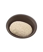 Oval Pet Bed: Small - Brown