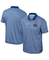 Colosseum Men's Royal Florida Gators Striped Polo Shirt