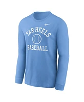 Nike Men's Carolina Blue North Tar Heels Essential Baseball Arch Long Sleeve T-Shirt