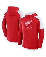 Fanatics Men's Red Detroit Wings Meta Game Transitional Pullover Hoodie