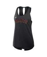 Nike Women's Black San Francisco Giants Crisscross Performance Tank Top