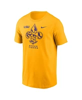 Nike Men's Gold Lsu Tigers Campus Local T-Shirt