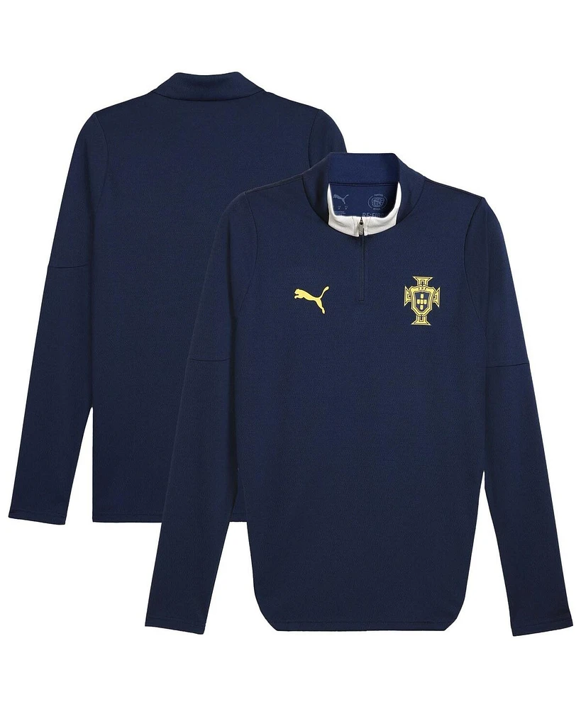 Puma Men's Blue Portugal National Team 2025 Quarter-Zip Training Jacket
