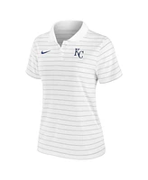 Nike Women's White Kansas City Royals Authentic Collection Victory Performance Polo Shirt