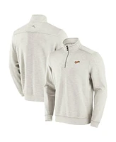 Tommy Bahama Men's Cream Baltimore Orioles Sport Tobago Bay Tri-Blend Half-Zip Sweatshirt
