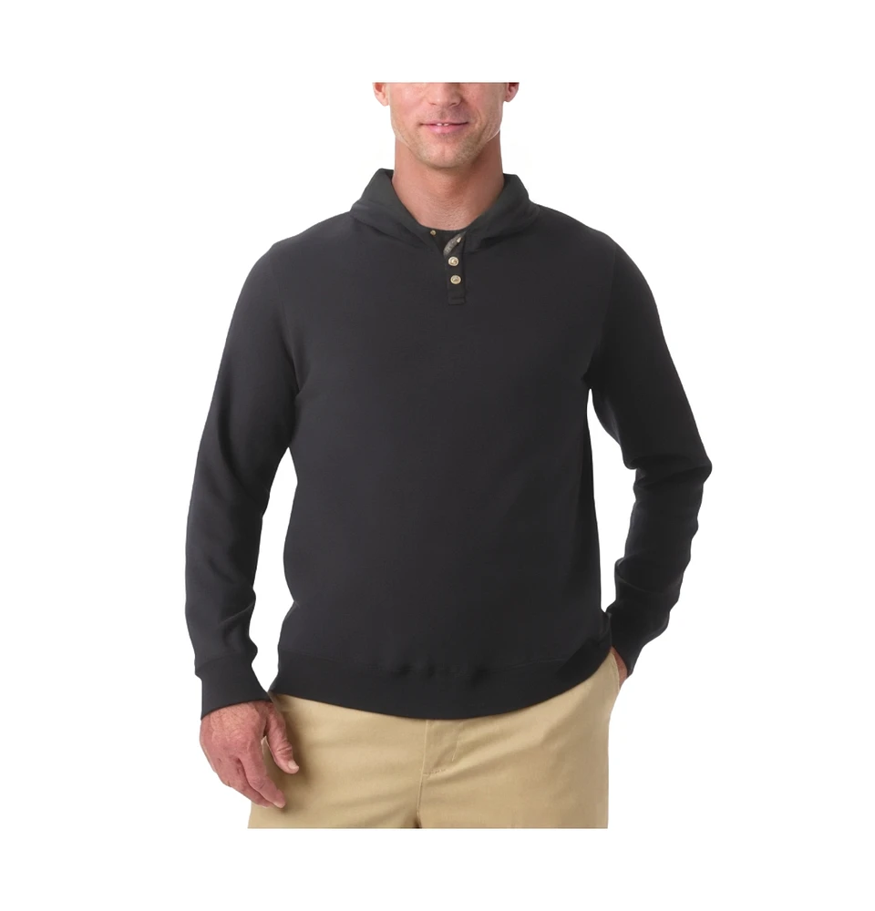 KingSize Big & Tall Fleece Pullover Henley