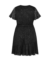 City Chic Plus Sweet Lace Dress