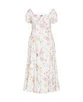 City Chic Plus Size Abbigail Print Dress