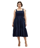 City Chic Plus Haven Midi Dress