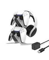 Game controller headphone stand 2.5 Hours Fast Charger for PS5 Game Controller