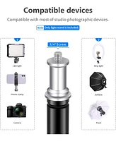 Neewer Photography Light Stand, 3-6.6ft/92-200cm Adjustable Sturdy Tripod Stand for Reflectors, Softboxes, Lights, Umbrellas, Load Capacity: 17.6lb/8k