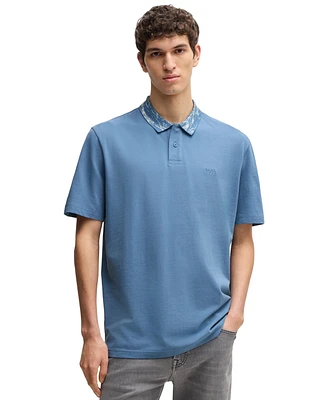 Boss by Hugo Men's Relaxed-Fit Cotton-Pique Polo Shirt