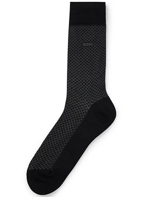 Boss by Hugo Boss Men's Regular-Length Patterned Socks