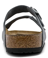 Birkenstock Men's Arizona Suede Leather Soft Footbed Sandals from Finish Line