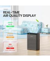 Morento Smart Hepa Air Purifier for Home, Voice & App Contorl, PM2.5 Display, Air Quality Monitor, Up to 1290 Sqft