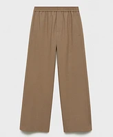Mango Women's Wide Leg Jogger Pant
