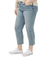 Silver Jeans Co. Plus Suki Straight-Leg Cropped