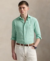 Polo Ralph Lauren Men's Classic-Fit Houndstooth Linen Shirt