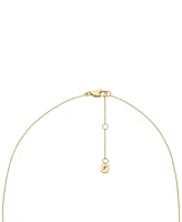 Fossil Gold-Tone Ellis Brass Station Chain Necklace