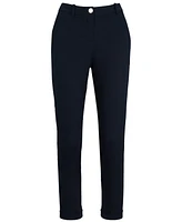 Boss by Hugo Women's Stretch-Cotton Twill Regular-Fit Trousers