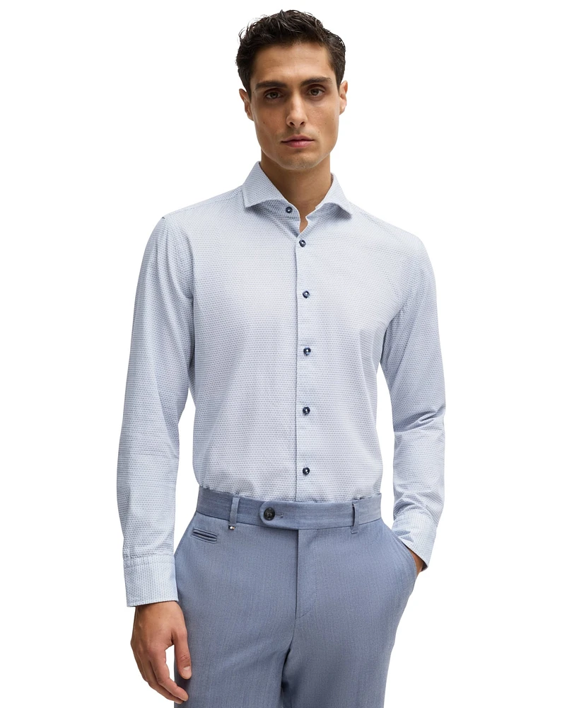 Boss by Hugo Men's Spread Collar Casual-Fit Dress Shirt