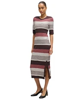 Boss by Hugo Boss Women's Structured-Stripe Dress