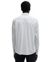 Boss by Hugo Boss Men's Slim-Fit Printed Dress Shirt