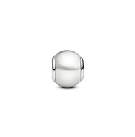 Pandora Round White Lacquered Sterling Silver Charms