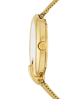 Tory Burch Women's The Pierced Gold-Tone Stainless Steel Mesh Bracelet Watch 36mm