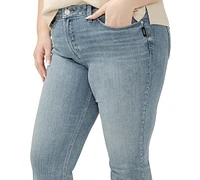 Silver Jeans Co. Plus Suki Straight-Leg Cropped