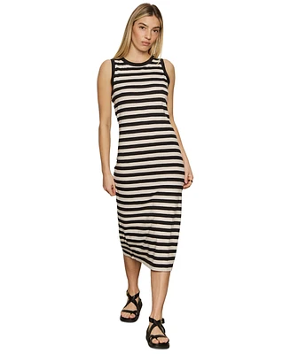 Sanctuary Women's Striped Sleeveless Midi Dress