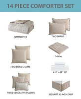 Hallmart Collectibles Yovana 14 Pc. Comforter Sets Exclusively At Macys