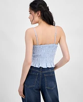 Self Esteem Juniors' Smocked Tank Top