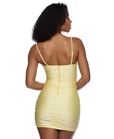 Alex & Sophia Juniors' Sweetheart Corset-Waist Mini Dress