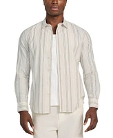 Guess Men's Harkin Relaxed-Fit Stripe Button-Down Shirt