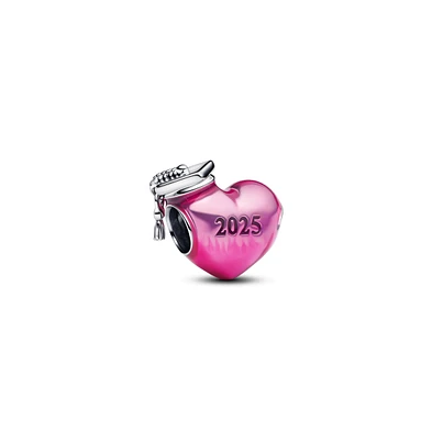 Pandora 2025 Graduation Heart Sterling Silver Charms