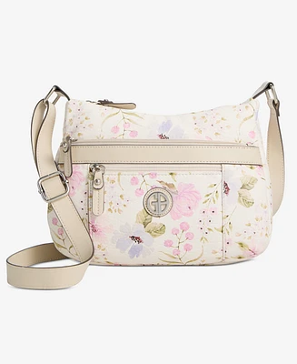 Giani Bernini Medium Floral Hobo Crossbody Bag, Exclusively at Macy's