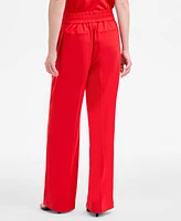 Bar Iii Women's High-Rise Wide-Leg Pants, Exclusively at Macy's